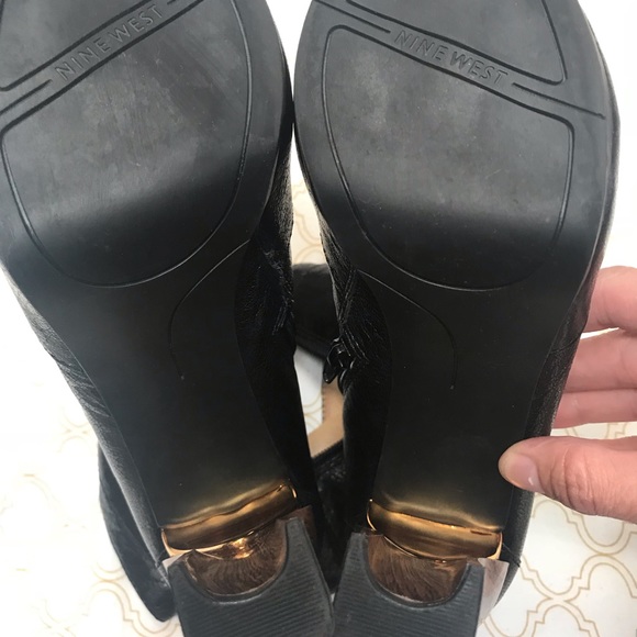Unique Nine West leather booties - Picture 4 of 8